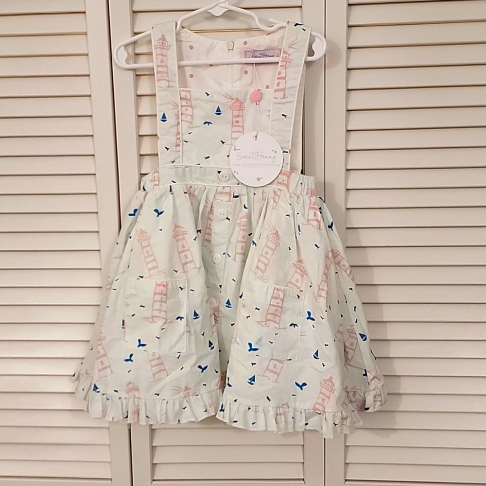 Sweet Honey 4T lighthouse dress NWT